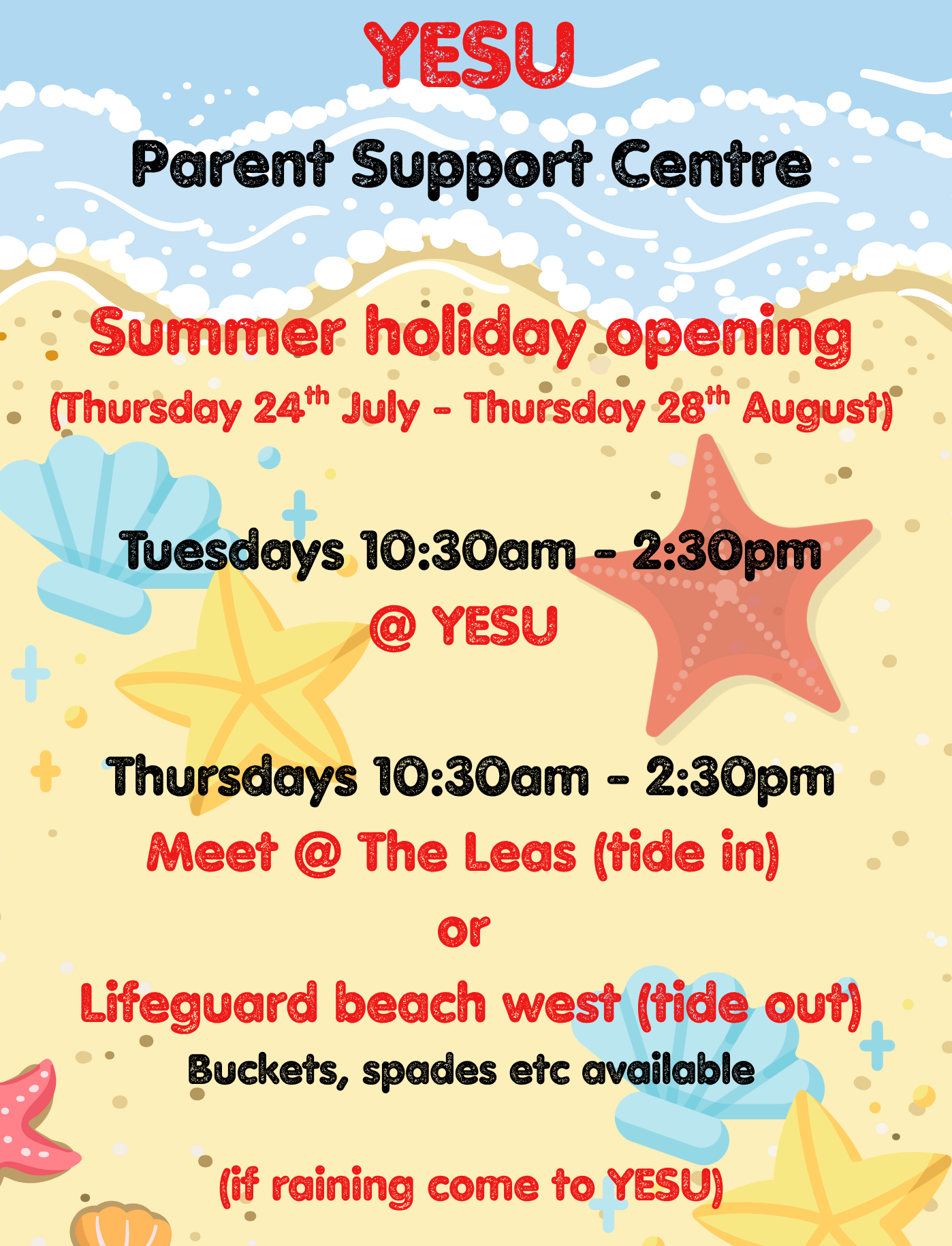 Summer Holidays at YESU