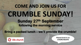 Crumble Sunday