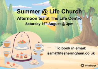 Afternoon tea at The Life Centre