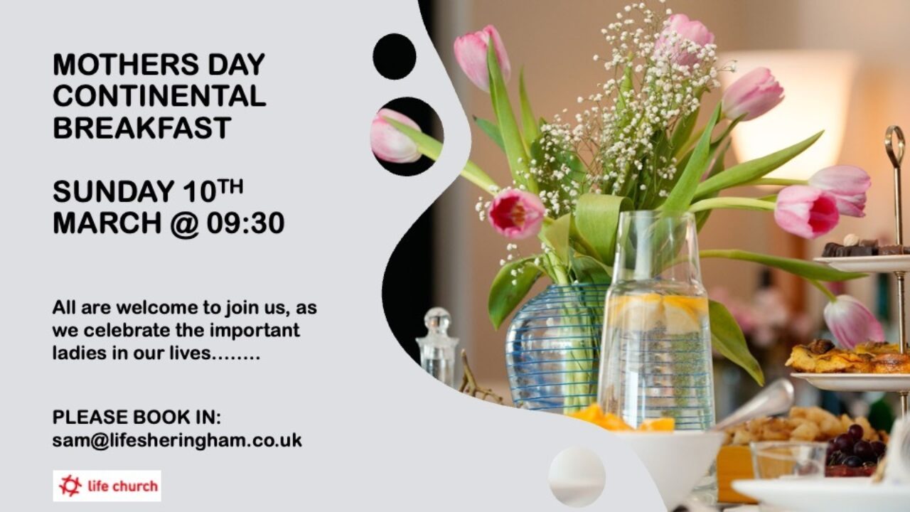 Mothers Day Continental Breakfast Flyer