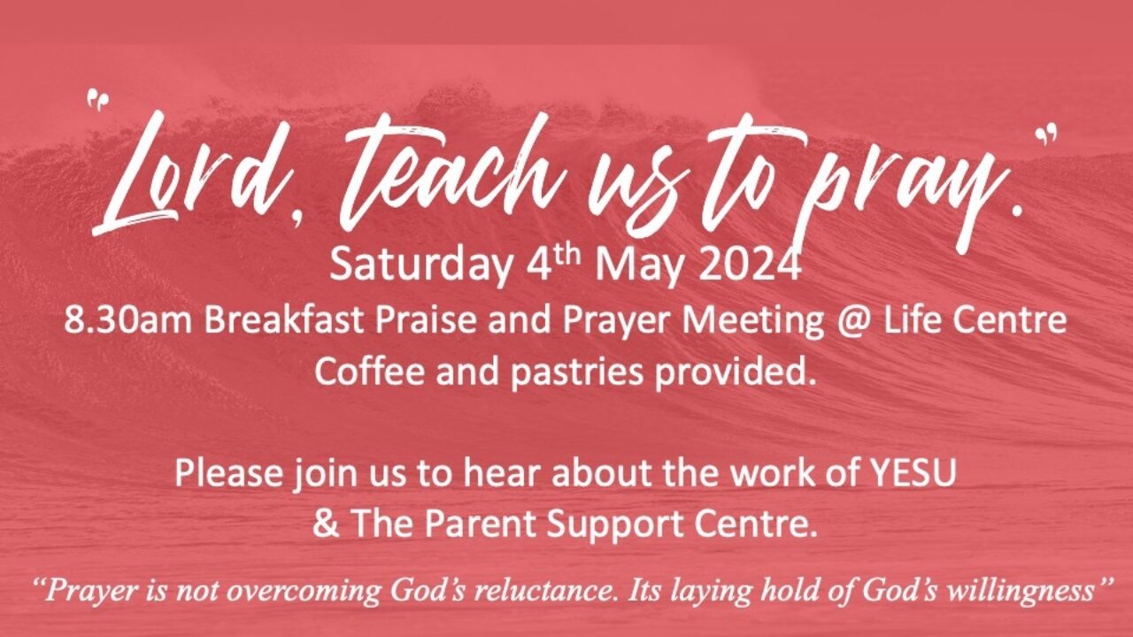 Prayer, Praise & Pastries Flyer