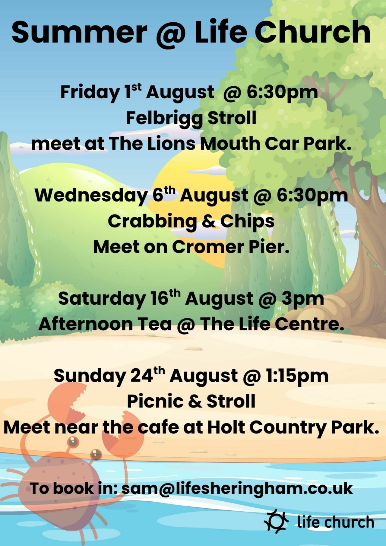 Summer @ Life Church Flyer