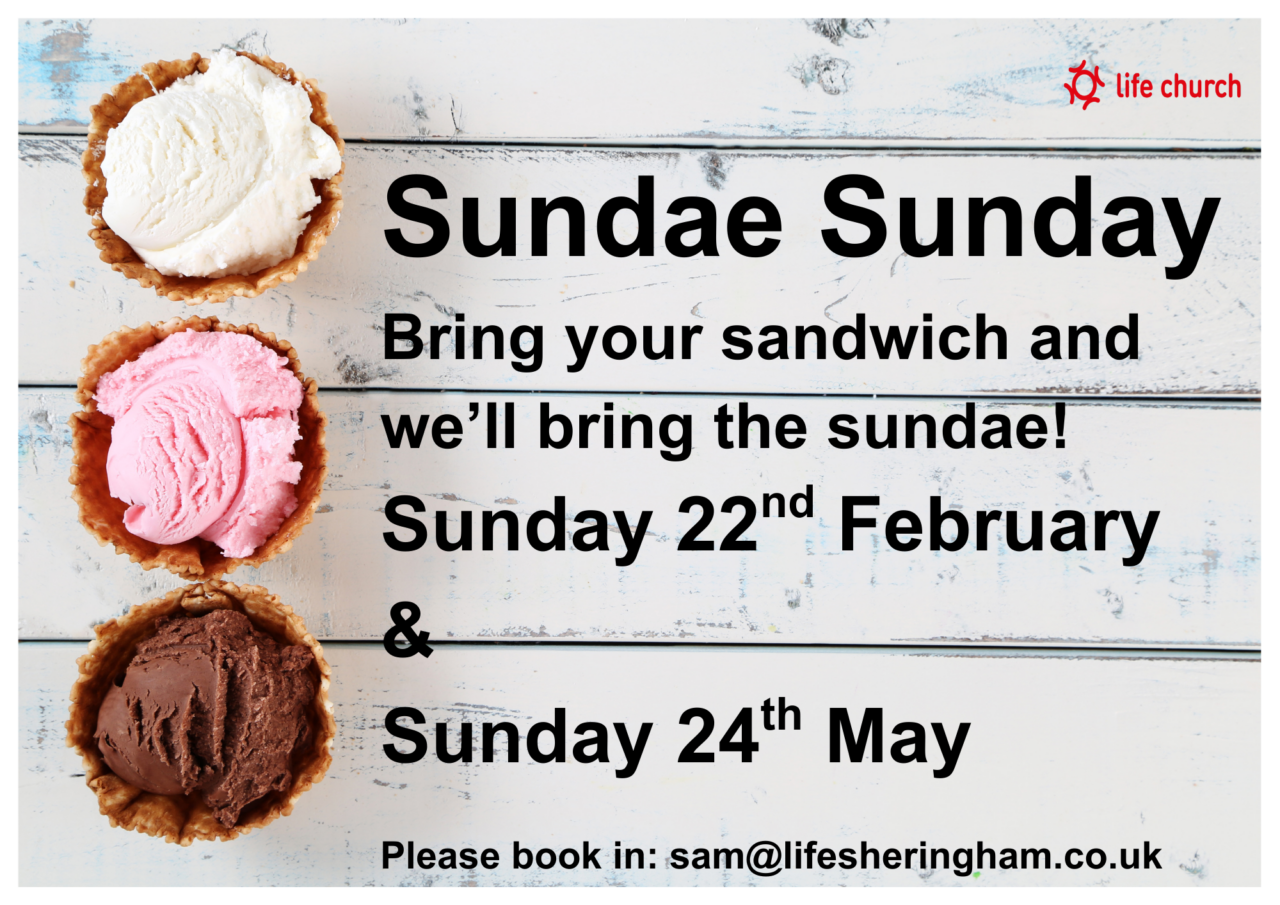 Sundae Sunday Flyer