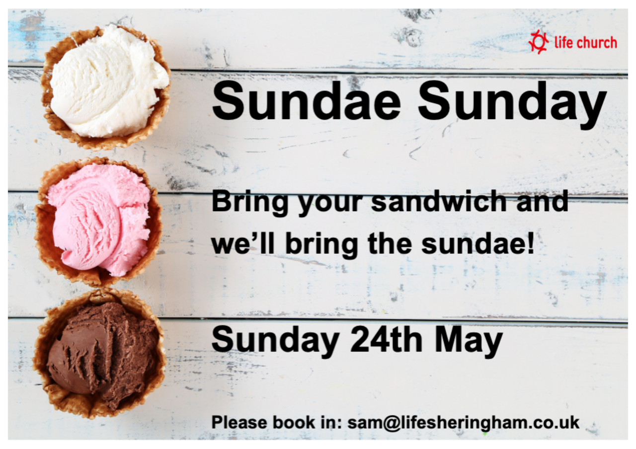 Sundae Sunday Flyer