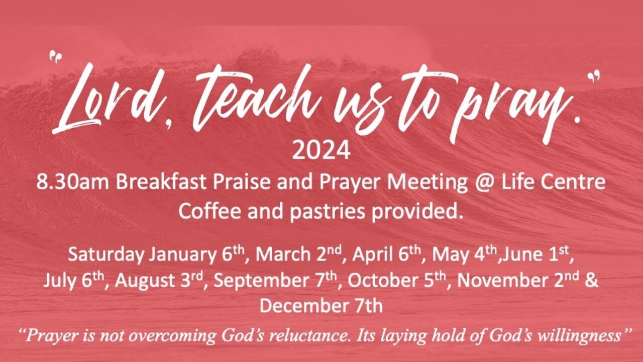 Prayer, Praise & Pastries Flyer