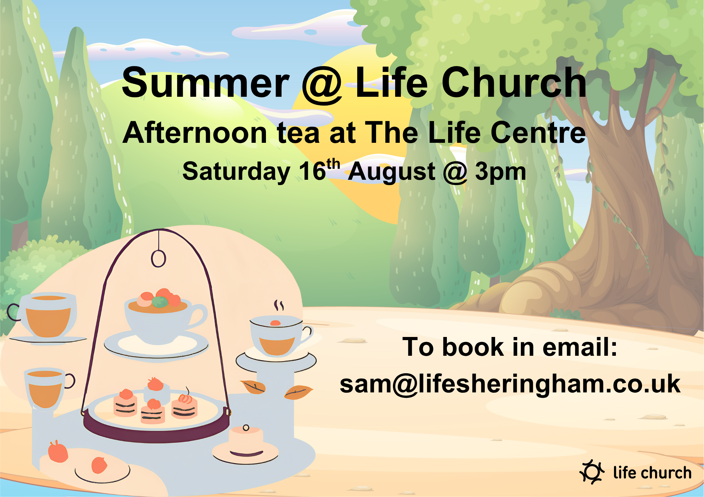 Afternoon tea at The Life Centre